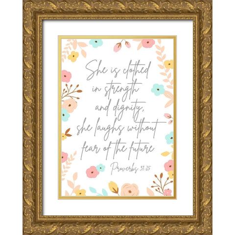 Spiritual Guidance III Gold Ornate Wood Framed Art Print with Double Matting by Quach, Anna