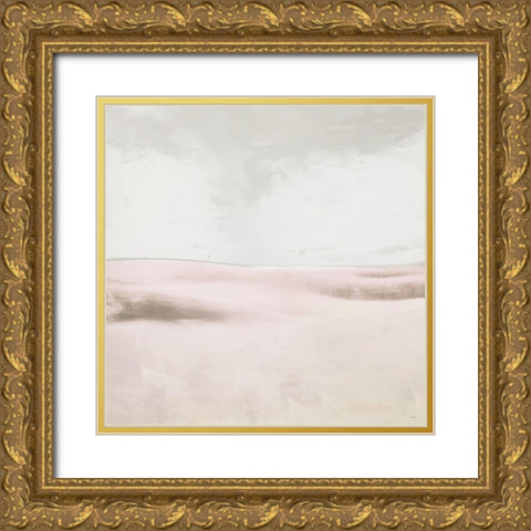 Blush Balance I Gold Ornate Wood Framed Art Print with Double Matting by Meneely, Dan