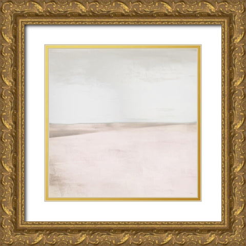 Blush Balance II Gold Ornate Wood Framed Art Print with Double Matting by Meneely, Dan