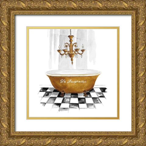 La Baignoire Gold Ornate Wood Framed Art Print with Double Matting by Pinto, Patricia