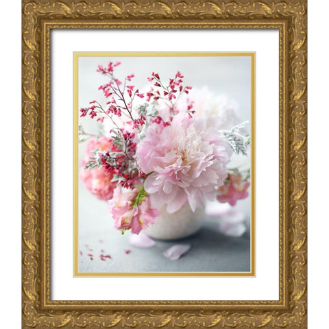 Morning Bliss Gold Ornate Wood Framed Art Print with Double Matting by Gardner, Sarah