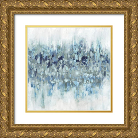 Blue Crossing II Gold Ornate Wood Framed Art Print with Double Matting by Meneely, Dan