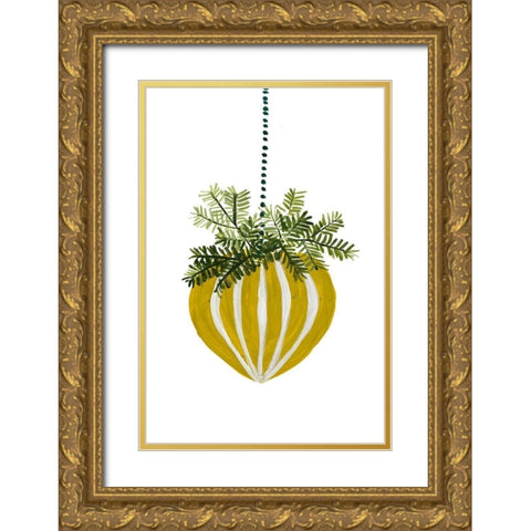 Modern Ornament I Gold Ornate Wood Framed Art Print with Double Matting by Loreth, Lanie