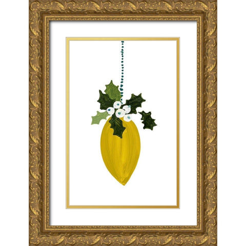 Modern Ornament II Gold Ornate Wood Framed Art Print with Double Matting by Loreth, Lanie