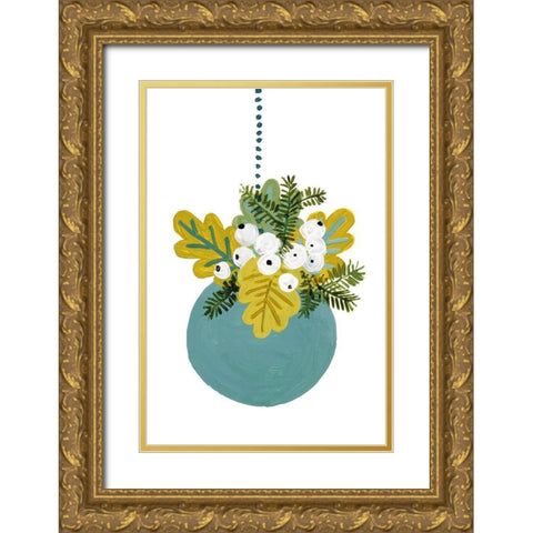 Modern Ornament III Gold Ornate Wood Framed Art Print with Double Matting by Loreth, Lanie