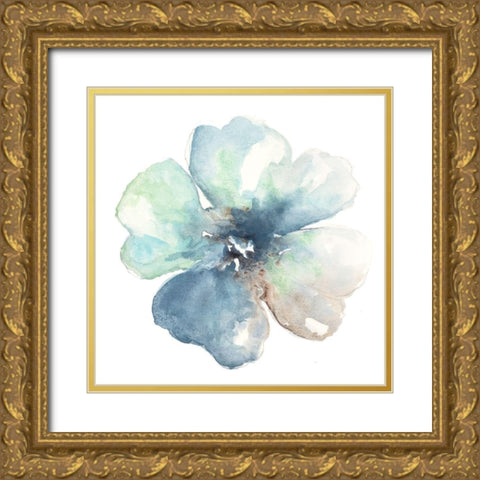 Stay Wild Flower Gold Ornate Wood Framed Art Print with Double Matting by Pinto, Patricia