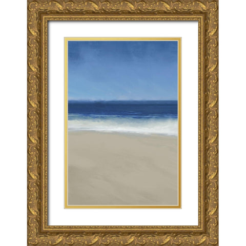 Beach Dreaming I Gold Ornate Wood Framed Art Print with Double Matting by Meneely, Dan