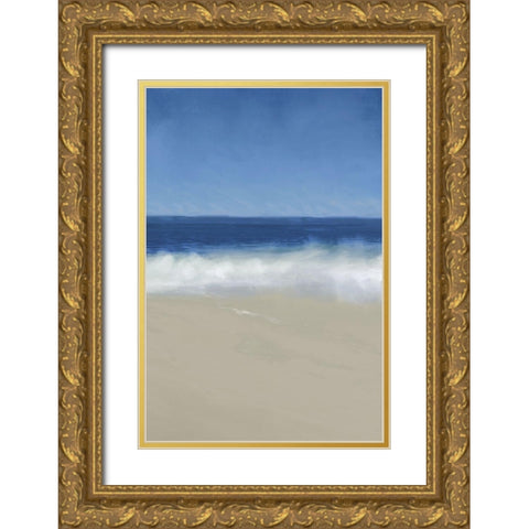 Beach Dreaming II Gold Ornate Wood Framed Art Print with Double Matting by Meneely, Dan