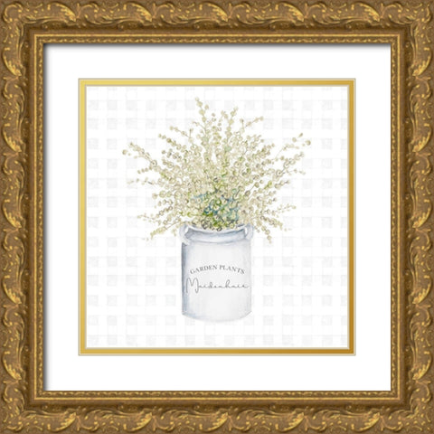 Garden Plants II Gold Ornate Wood Framed Art Print with Double Matting by Gaynor, Janice