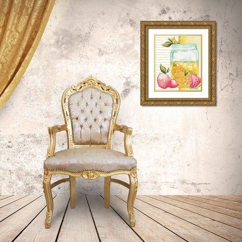 Cool Refreshments II Gold Ornate Wood Framed Art Print with Double Matting by Medley, Elizabeth