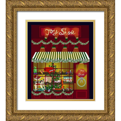 Toy Shop Gold Ornate Wood Framed Art Print with Double Matting by Bucheli, Jen