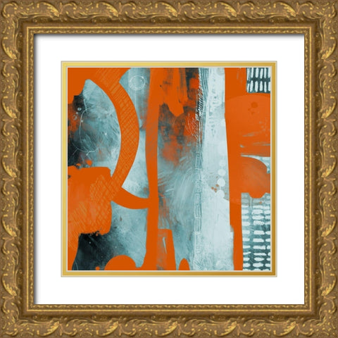 Freeform Gold Ornate Wood Framed Art Print with Double Matting by Meneely, Dan