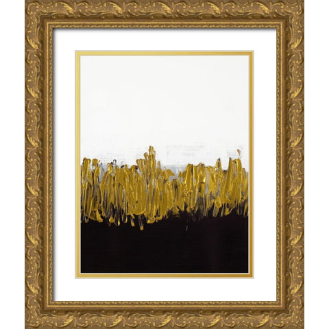 Meet Me in the Middle Gold Ornate Wood Framed Art Print with Double Matting by Loreth, Lanie