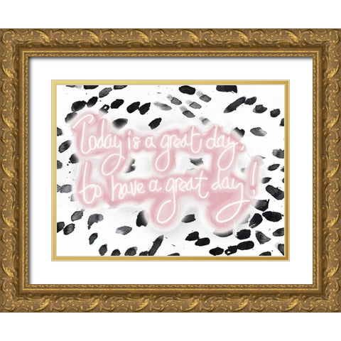 Great Day Gold Ornate Wood Framed Art Print with Double Matting by Bryant, Susan