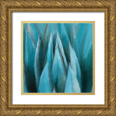 Aloe Moon Gold Ornate Wood Framed Art Print with Double Matting by Meneely, Dan