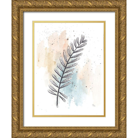 Soft Nature I Gold Ornate Wood Framed Art Print with Double Matting by Pinto, Patricia