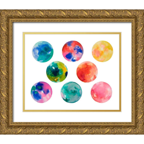 Stunning Universe II Gold Ornate Wood Framed Art Print with Double Matting by Loreth, Lanie