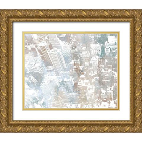 Empire View I (horizontal) Gold Ornate Wood Framed Art Print with Double Matting by Meneely, Dan