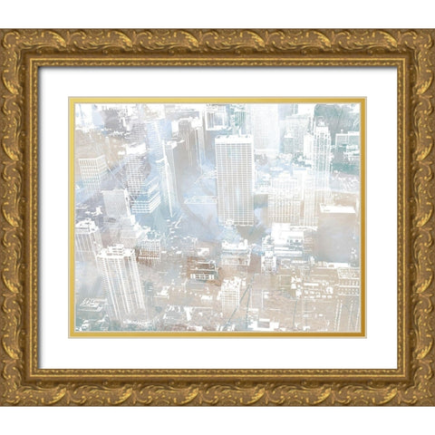 Empire View II (horizontal) Gold Ornate Wood Framed Art Print with Double Matting by Meneely, Dan