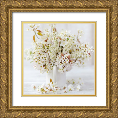 Morning Light Gold Ornate Wood Framed Art Print with Double Matting by Gardner, Sarah