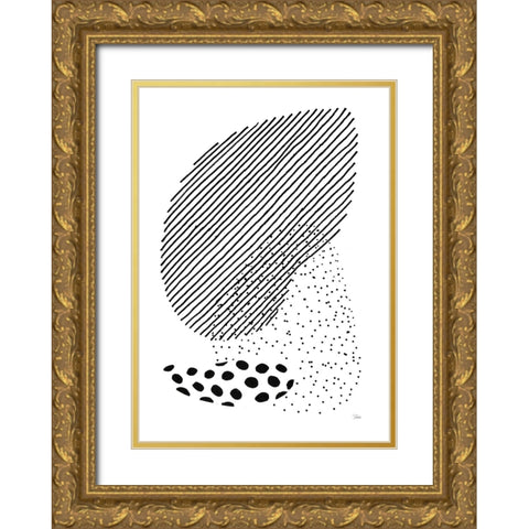 Jungle Zone Gold Ornate Wood Framed Art Print with Double Matting by Pinto, Patricia