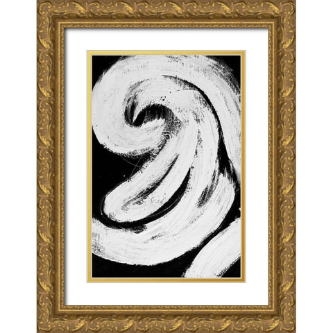 Loosely Intertwined II Gold Ornate Wood Framed Art Print with Double Matting by Pattinian, Merri