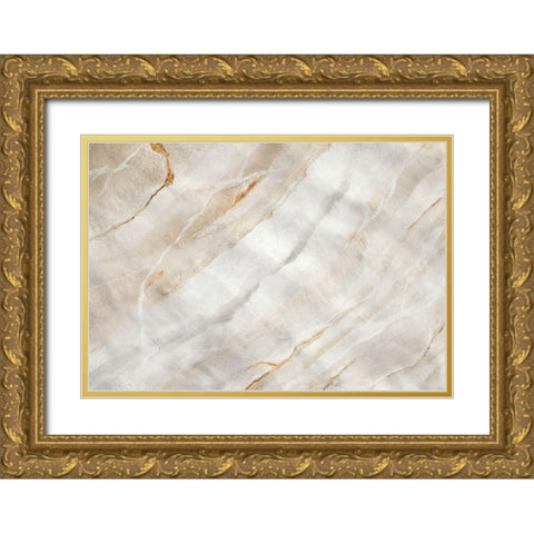 Marble Journey II Gold Ornate Wood Framed Art Print with Double Matting by Hakimipour, Tiffany