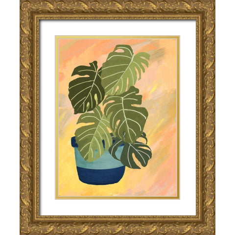 Bright Back To Nature II Gold Ornate Wood Framed Art Print with Double Matting by Pinto, Patricia