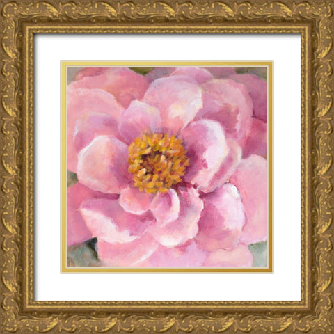 Blushing Bloom Gold Ornate Wood Framed Art Print with Double Matting by Loreth, Lanie