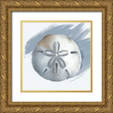 Sand Dollar Gold Ornate Wood Framed Art Print with Double Matting by Sheppard, Lucca