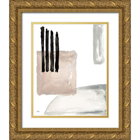 Another Place III Gold Ornate Wood Framed Art Print with Double Matting by Medley, Elizabeth