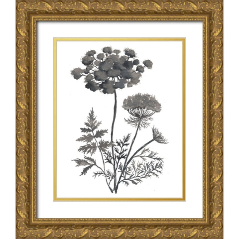 Queen Anne Gold Ornate Wood Framed Art Print with Double Matting by Medley, Elizabeth