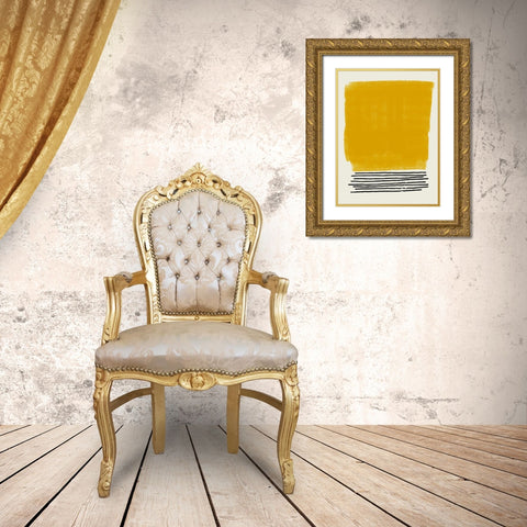Certain Rhythm I Gold Ornate Wood Framed Art Print with Double Matting by Sheppard, Lucca