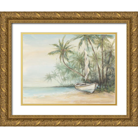 The Cove Gold Ornate Wood Framed Art Print with Double Matting by Pinto, Patricia