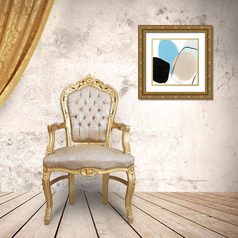 A Joyful Day II Gold Ornate Wood Framed Art Print with Double Matting by Loreth, Lanie