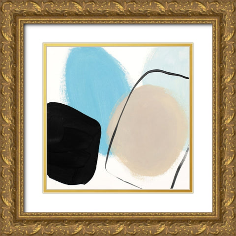 A Joyful Day II Gold Ornate Wood Framed Art Print with Double Matting by Loreth, Lanie