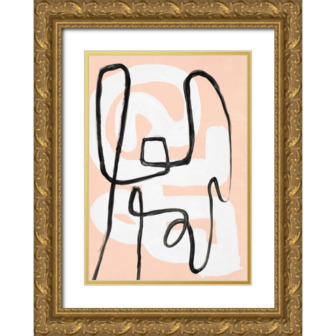 Life Has Twists and Turns I Gold Ornate Wood Framed Art Print with Double Matting by Loreth, Lanie