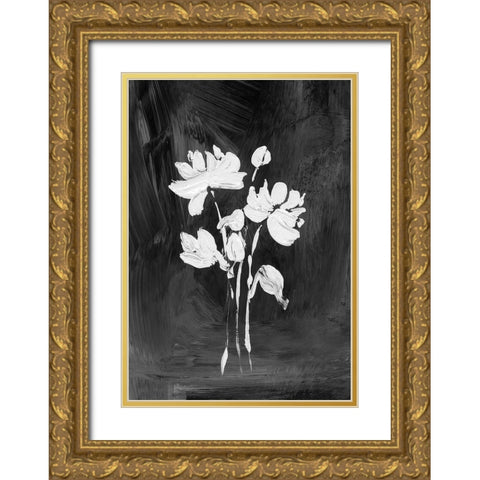 Devotion on Black II Gold Ornate Wood Framed Art Print with Double Matting by Price, Lucille