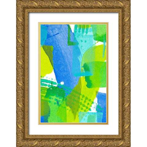 Just Chill IV Gold Ornate Wood Framed Art Print with Double Matting by Mosher, Deidre