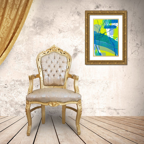 Just Chill ll Gold Ornate Wood Framed Art Print with Double Matting by Mosher, Deidre