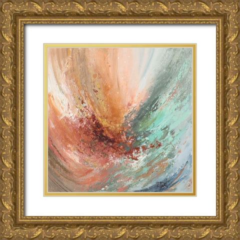 Free Spirit Gold Ornate Wood Framed Art Print with Double Matting by Pinto, Patricia