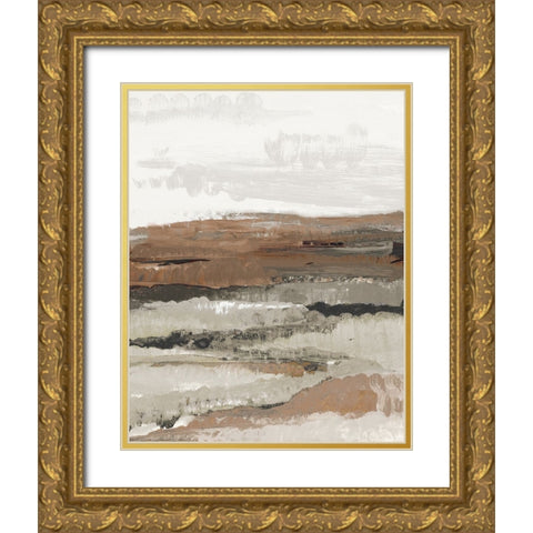 Dark Horizon I Gold Ornate Wood Framed Art Print with Double Matting by Loreth, Lanie