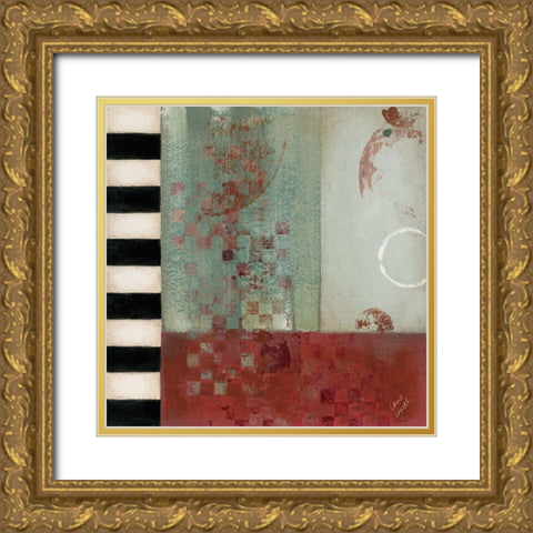 Town and Country I Gold Ornate Wood Framed Art Print with Double Matting by Loreth, Lanie