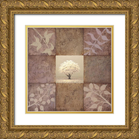 Gentle Radiance I Gold Ornate Wood Framed Art Print with Double Matting by Marcon, Michael