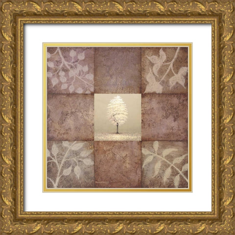 Gentle Radiance II Gold Ornate Wood Framed Art Print with Double Matting by Marcon, Michael
