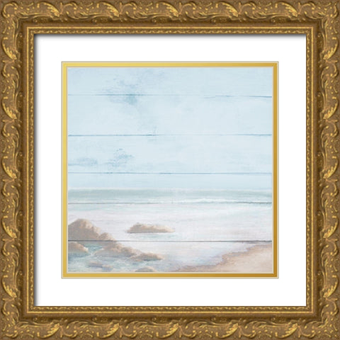 Atlantic Coast I Gold Ornate Wood Framed Art Print with Double Matting by Marcon, Michael