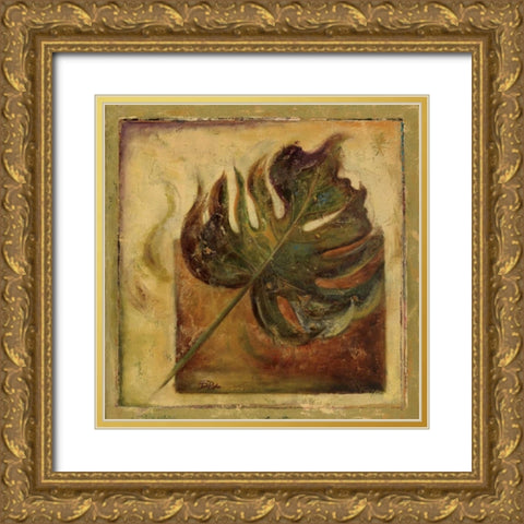 Green Balazo II Gold Ornate Wood Framed Art Print with Double Matting by Pinto, Patricia
