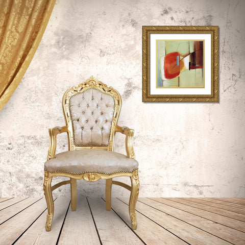 Afternoon in the City II Gold Ornate Wood Framed Art Print with Double Matting by Loreth, Lanie