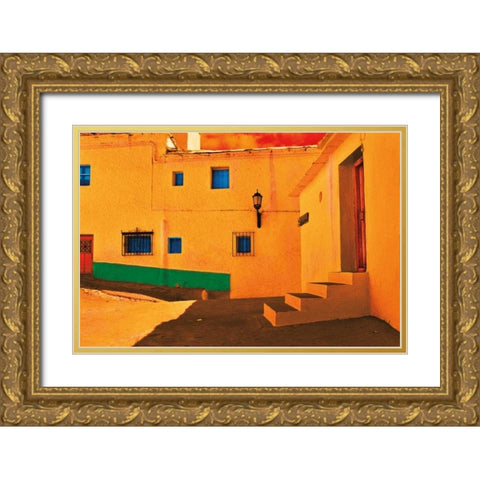 Las Alpujarras Spain Gold Ornate Wood Framed Art Print with Double Matting by Mabat, Ynon