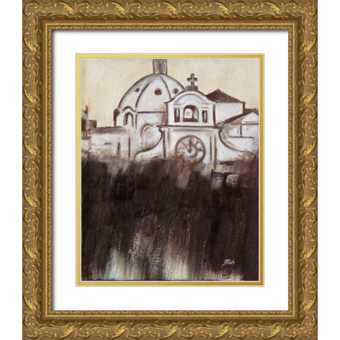 Old Cartagena IV Gold Ornate Wood Framed Art Print with Double Matting by Pinto, Patricia